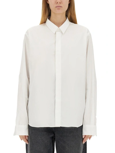 Ami Alexandre Mattiussi Ami Paris Cotton Shirt Unisex In White
