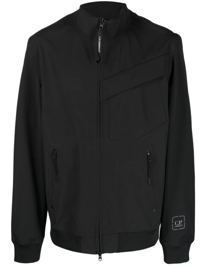 C.p. Company Metropolis Series Metroshell Bomber Jacket Clothing In Black