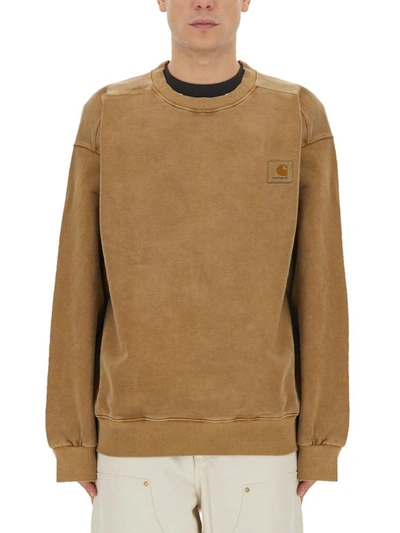 Carhartt Sweatshirt With Logo In Multicolour