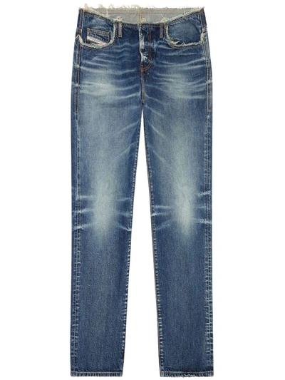 Diesel Men's D-pend-s Dark-wash Denim Jeans In Blue