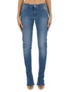 Dolce & Gabbana Low Rise Trumpet Jeans In Denim