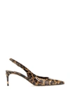 DOLCE & GABBANA DOLCE & GABBANA SLING BACK WITH SPOTTED PRINT
