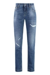 Dolce & Gabbana Stretch Cotton Jeans In Denim