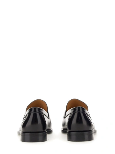 Ferragamo Moccasin Gancini In Black