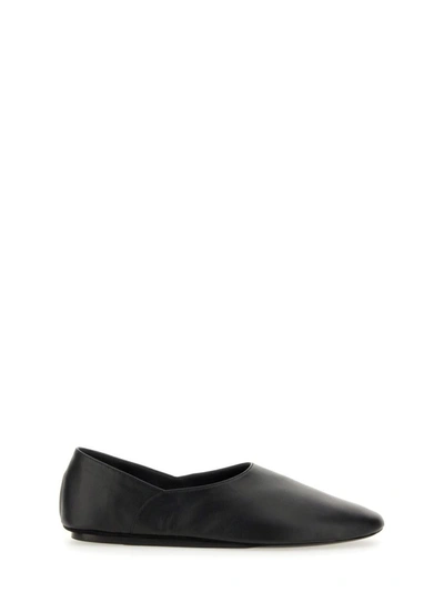 Jil Sander Flat Shoes In Black