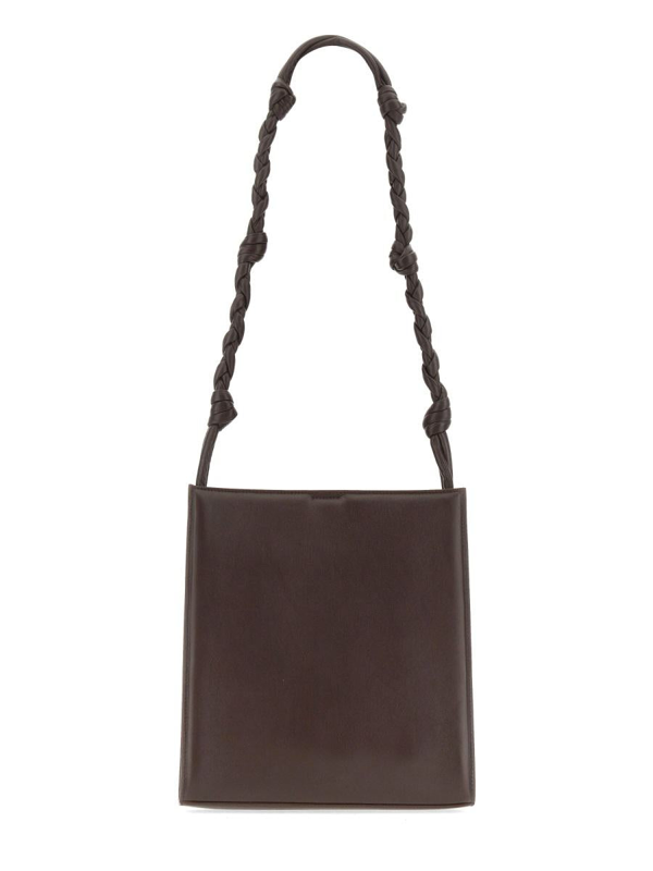Jil Sander adjustable-strap leather shoulder bag - 922 BROWN