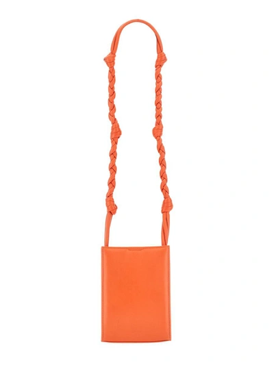 Jil Sander Small Padded Tangle Bag In Orange