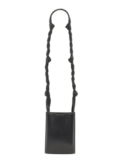 Jil Sander Small Padded Tangle Bag In Black