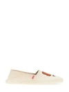 Kenzo Espadrille With Logo In White