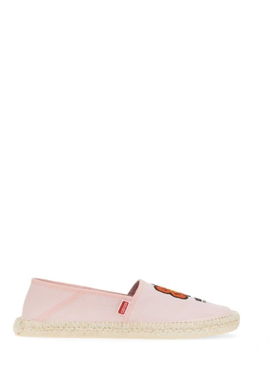 Kenzo Espadrille With Logo In Pink