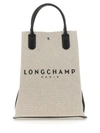 Longchamp Essential Medium Shopping Bag In Powder