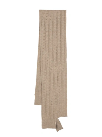 Mm6 Maison Margiela Scarf Accessories In Nude & Neutrals