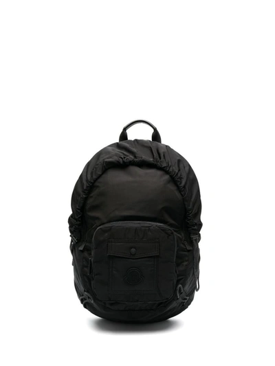 Moncler Makaio Drawstring Backpack In Black