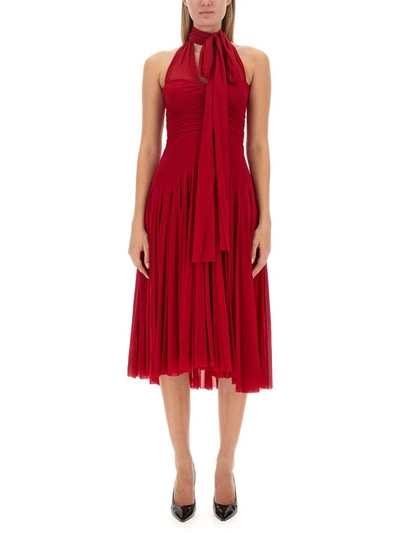 Philosophy Di Lorenzo Serafini Tulle Dress In Red