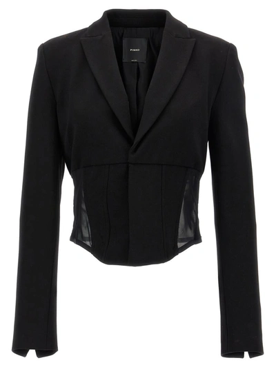 Pinko Goldrake Jacket In Black
