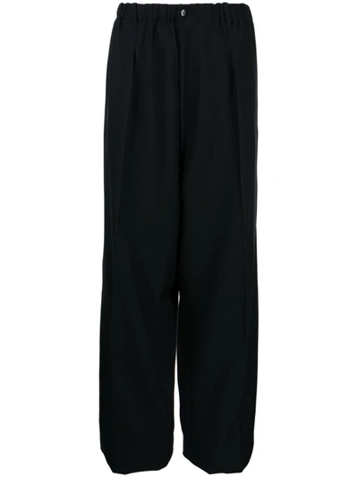 Random Identities Worker Low Crotch Trousers Clothing In Black