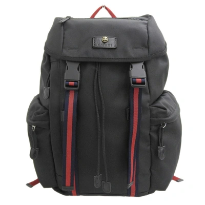 Gucci Techpack Black Canvas Backpack Bag ()