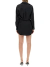 Alexander Wang T Alexanderwang.t Silk Button Down Dress In Black
