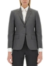 Thom Browne Classic Sports Coat In Grey