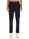 Thom Browne Wool Tailored Trousers In Blue