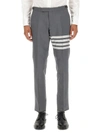 Thom Browne Classic Pants With Martingale In Grey