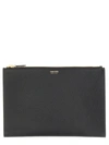 TOM FORD TOM FORD FLAT LEATHER POUCH