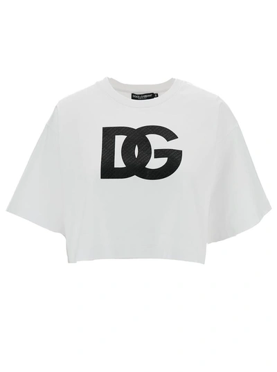 Dolce & Gabbana Logo T-shirt In White