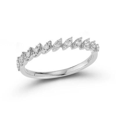 Dana Rebecca Designs Sophia Ryan Slanted Marquise Ring In White Gold