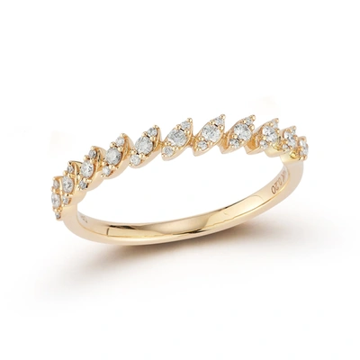 Dana Rebecca Designs Sophia Ryan Slanted Marquise Ring In Yellow Gold