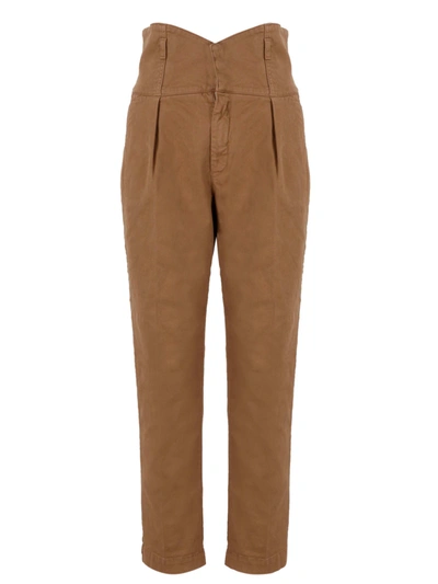 Pinko Ariel Bull Trousers In Brown