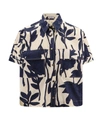 Brunello Cucinelli Cotton Shirt With Floral Print