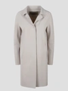 Herno Twofer Wool-blend Down Coat In Nude & Neutrals
