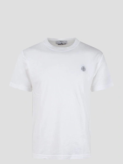 Stone Island Short Sleeve T-shirt In White