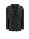 Dolce & Gabbana Wool Blazer With All-over Monogram