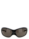 BALENCIAGA SKIN XXL CAT SUNGLASSES BLACK