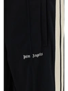 Palm Angels Logo Embroidery Embroidery Track Pants In Black Off White