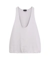 Giorgio Armani Silk Top With U-neckline And Elastic Bottom