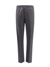 Givenchy Wool Trousers With Elastic Waistband And Drawstring