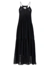 Isabel Marant Étoile Knee Length Dress With Drawstring Halter Neck In Black
