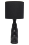 LALIA HOME BLACK BOTTLE TABLE LAMP