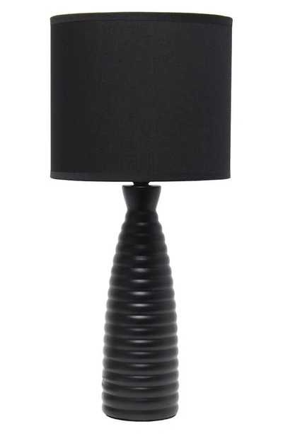 Lalia Home Laila Home Alsace Bottle Table Lamp In Black