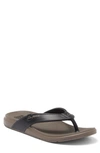 Reef Oasis Water Friendly Flip Flop In Black/ Tan