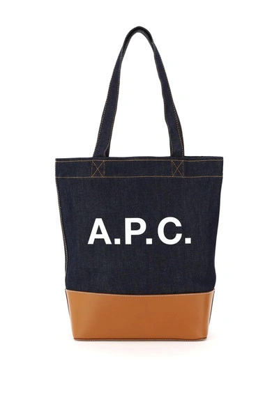 Apc A.p.c. Axel Denim Tote Bag