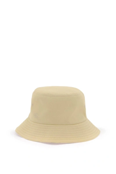 Burberry Cotton-blend Reversible Bucket Hat Women In Cream