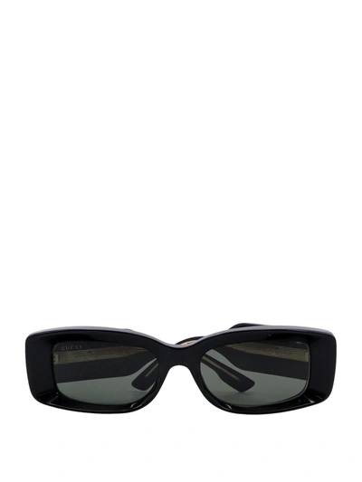 Gucci Acetate Sunglasses In Black