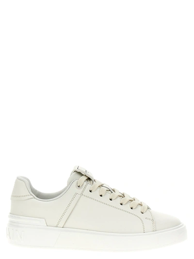 Balmain B-court Sneakers -  - Leather - White