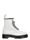 Dr. Martens' Women's 1460 Leather Combat Boots In White