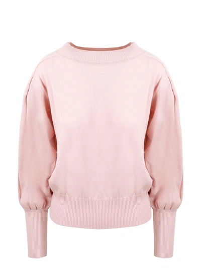 Alberta Ferretti Blouson Sleeves Sweater In Multi