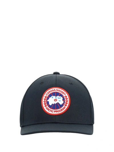 Canada Goose Arctic Baseball Hat In Black - Noir