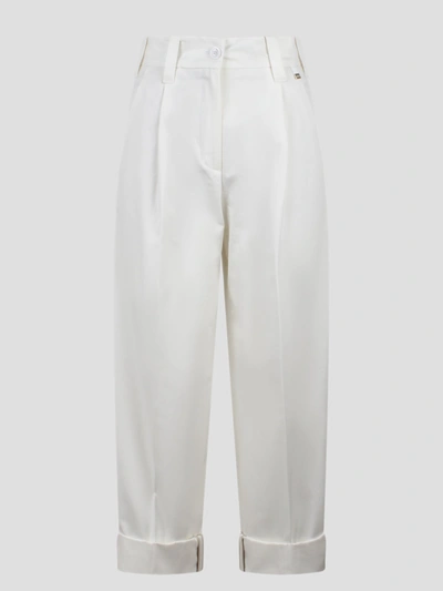 Herno Delon Trousers In White